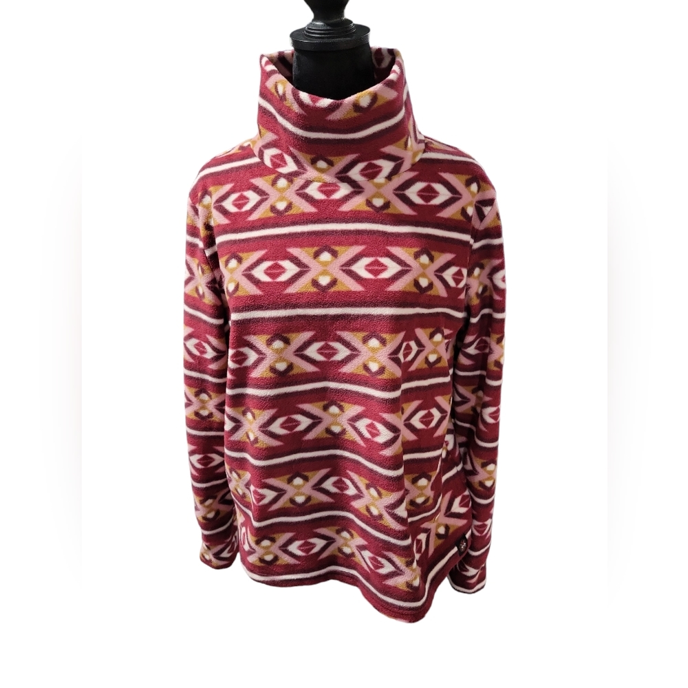 Mountain And Isles Fleece Turtleneck Sweater Women's Large